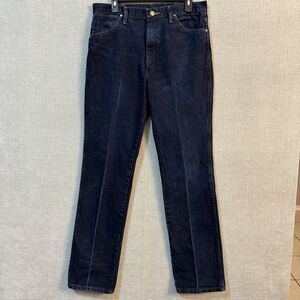 Wrangler Dark Wash Blue Jeans Men's 34x34 Silver Edition 933 SEDD Cowboy Y2K